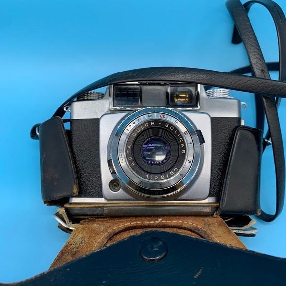 Agfa Ambi Silette 35mm‎ Film Rangefinder Camera w/ Color-Solinar 50mm F2.8 Lens - Picture 10 of 11